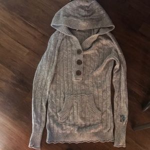 Cute Roxy hooded sweater sz M